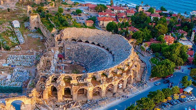 side antik kenti antalya